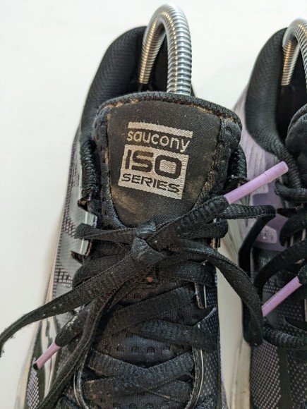 Saucony Guide ISO 2 Running Shoes Women Size 6M Purple/Black S710000-6 - Picture 5 of 10